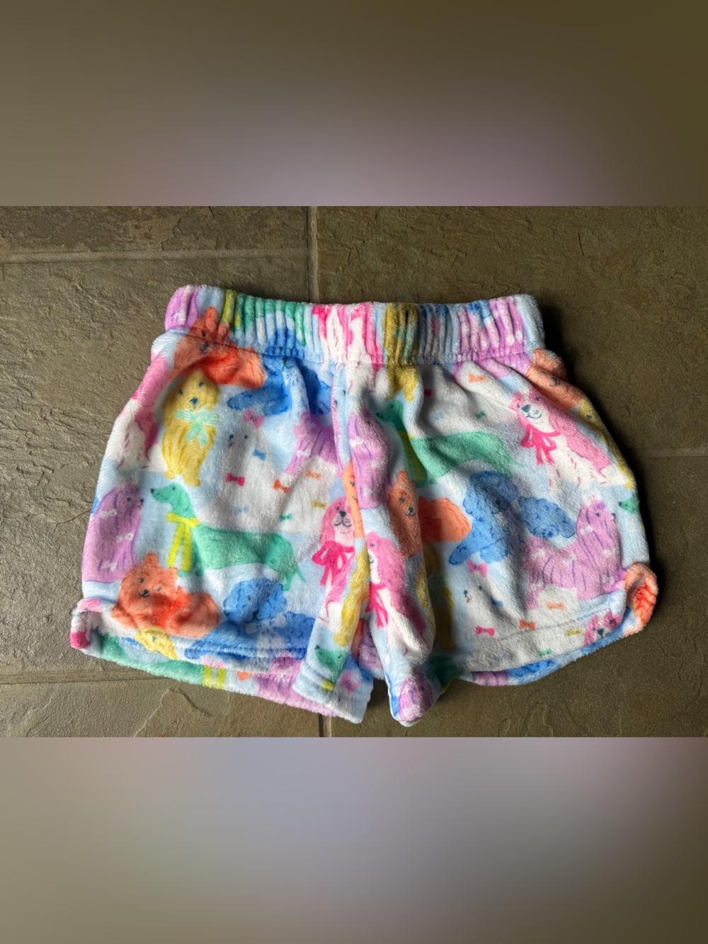 I scream Plush Kids Mermaid-Print Cozy Shorts 10 12 8